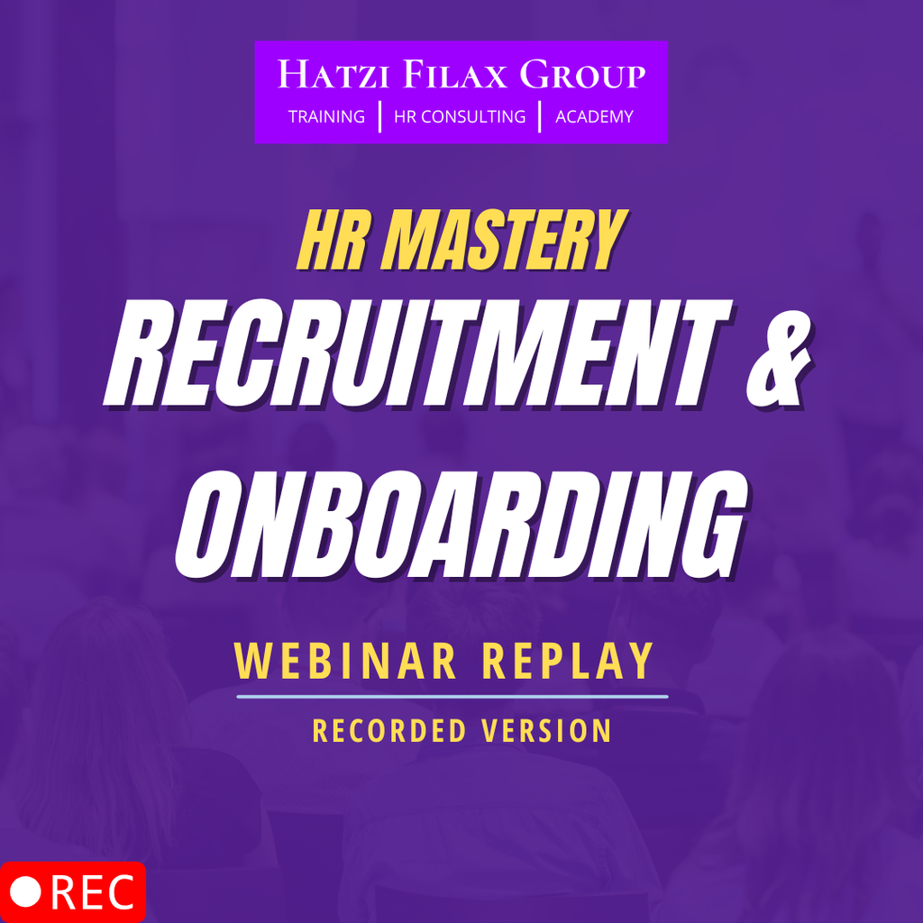 HR Mastery - Recruitment & Onboarding - Webinar Replay